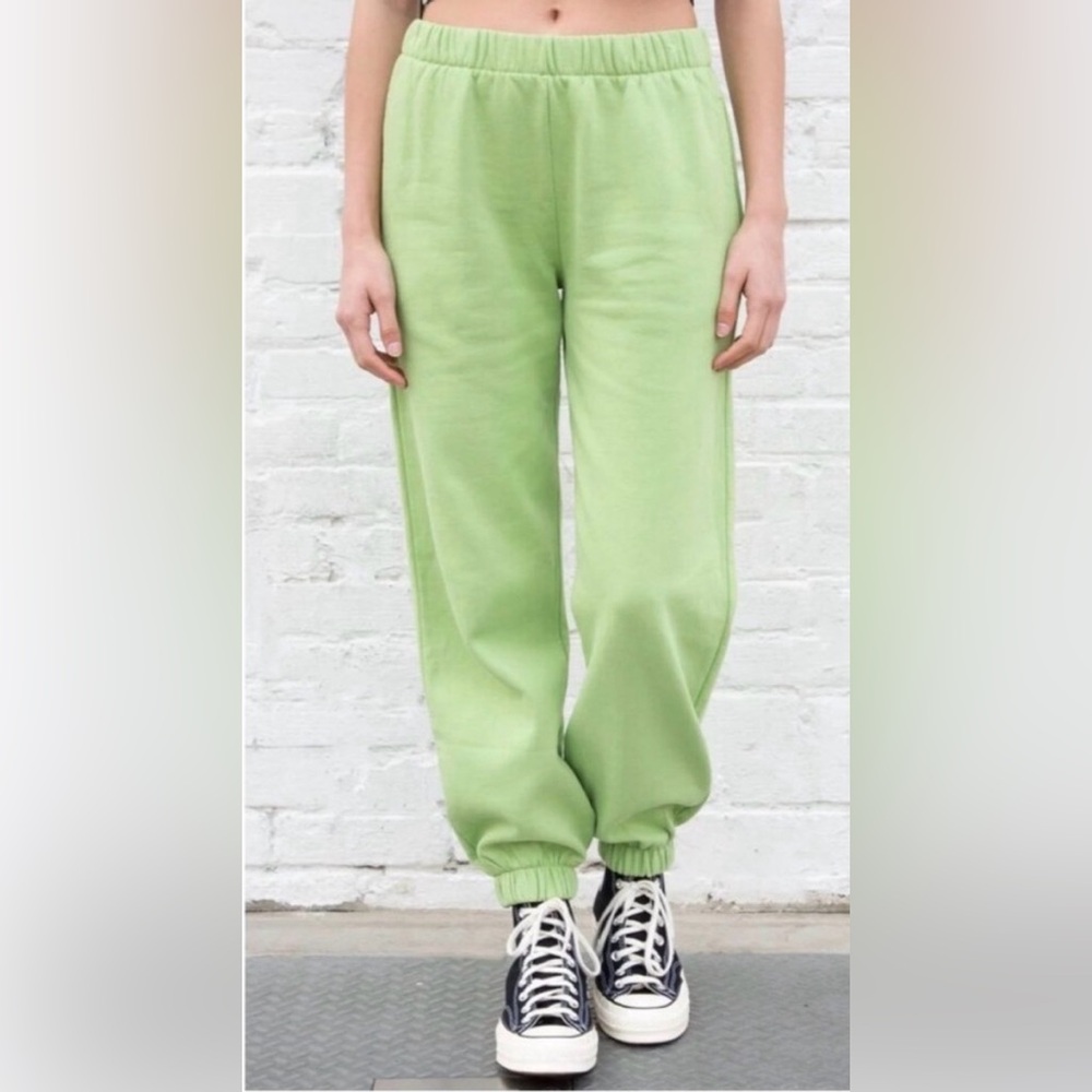 Brandy Melville Light Green Comfort Jogger Sweatpants